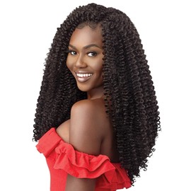 Outre Crochet Braids X-Pression Twisted Up Water Wave Fro Twist 22" 2X (1-pack, DRAFRU)