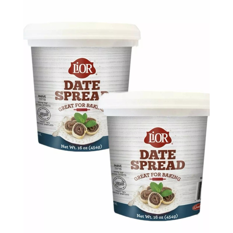 Lior Date Spread, 16 oz (Pack of 2)