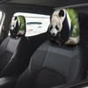 BROLEO Panda Animal Picture Car Headrest Cover 1 Piece Soft