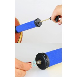 GWAWG 2pack portable ball pump, 12Pcs Ball Pumpneedles, 8-inch and 12-inch tool inflatable ball pump, easy to useAir Pump Inflator Kit with Needle, used for basketball, football and volleyball, etc