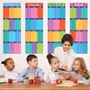 CHUNNIN 4 Pcs Large Educational Math Posters Banner Multiplication Division