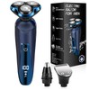 Viatia Electric Razors for Men – 3D Head Shavers, Wet