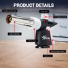 Jo Chef Pro Butane Torch Lighter, Cooking Torch - Refillable