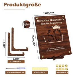 KJSXUUE Creative Wooden Money Gift for 40th Birthday, Wedding Gift, Travel Gift, Money Gifts Birthday Women/Men, Husband/Wife (40 Years)