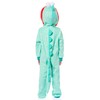 Sesame Street Toddler Kids Hooded Union Suit Footless Pajama (Elmo,