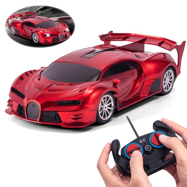 AEUZWR Ferngesteuertes Auto Kinder, 1/32 Hochgeschwindigkeits RC Auto Spielzeug, 2.4