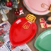 40 Pcs Christmas Paper Plate Disposable Plates Boho Gold Foil