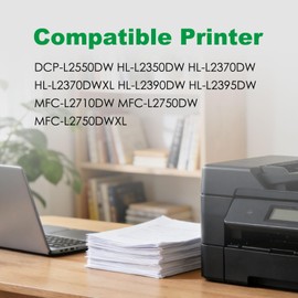 Yenory Remanufactured 2 Pack TN770 TN760 TN730 Toner Cartridges for Brother TN 770 TN 760 TN 730 Compatible with MFC-L2710DW MFC-L2750DW XL HL-L2350DW HL-L2395DW DCP-L2550DW Printer (2 Pack)