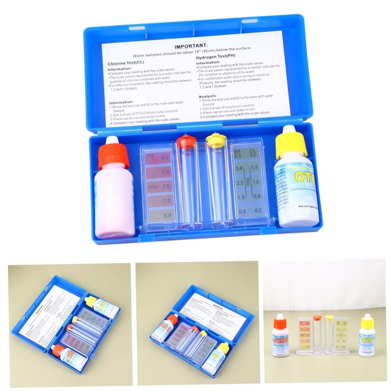 Kisangel 1set Pool Test Reagent for Accurate Spa Water Chemistry
