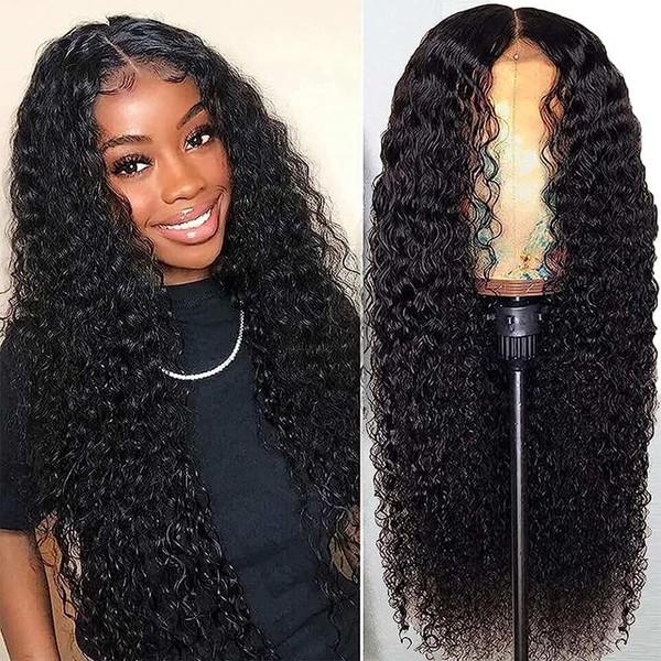 Basemmaher Lace Front Wigs Human Hair Pre Plucked Brazilian Wet