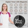 Digital Kitchen Timer, Magnetic Egg Timer, Kitchen Clock, Stopwatch, Countdown