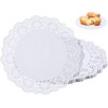 150 Pcs 6" White Lace Paper Doilies,Disposable Round Liners for