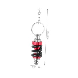 Gririw Motorcycle Parts Keychain Metal Car Shock Absorbers Design Car Key Ring Accessories Mini Creative for Men Women Boys