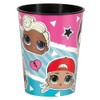 Unique 23797 Large Plastic Cup-473 ml- LOL Surprise Party, Multicolour
