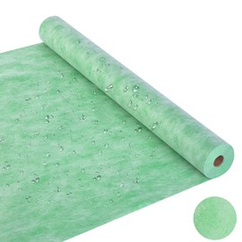 Waterproof Membrane Flooring Underlayment - 23.6 Mil Thick Polyethylene Fabric Roll 3.3ft x 98.5ft(323 SQ) Waterproofing Solution for Showers, Bathrooms, Saunas, Steam Rooms Wet Areas