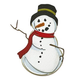 Sizzix Thinlits Cutting Dies 9PK Mr. Frost by Tim Holtz, 665581, Multicoloured, One Size