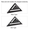 Aluminum Alloy Triangle Angle Protractor, 7 Inch Layout Tool, Layout