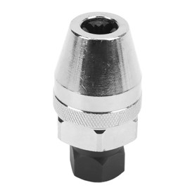 Stud Extractor, 3/8in Drive Stud Extractor Steel Alloy Universal Broken Bolt Remover Damaged Bolt and Stud Extractor Tool Replacement for 1/4in‑1/2in Rounded Studs