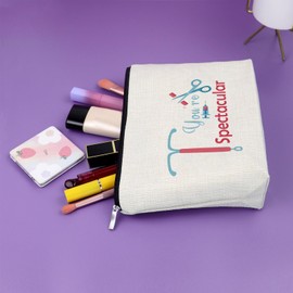 Midwife Gifts for Women Travel Makeup Bags Cosmetic Organizer Bag Thank You Nurse Gifts Midwife Appreciation Gifts Certified Nurse Midwife Gifts Midwife Graduation Gifts Birthday Christmas Gifts