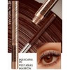Erinde Máscara de pestañas Marrón Metal Wand, Resistente al Agua