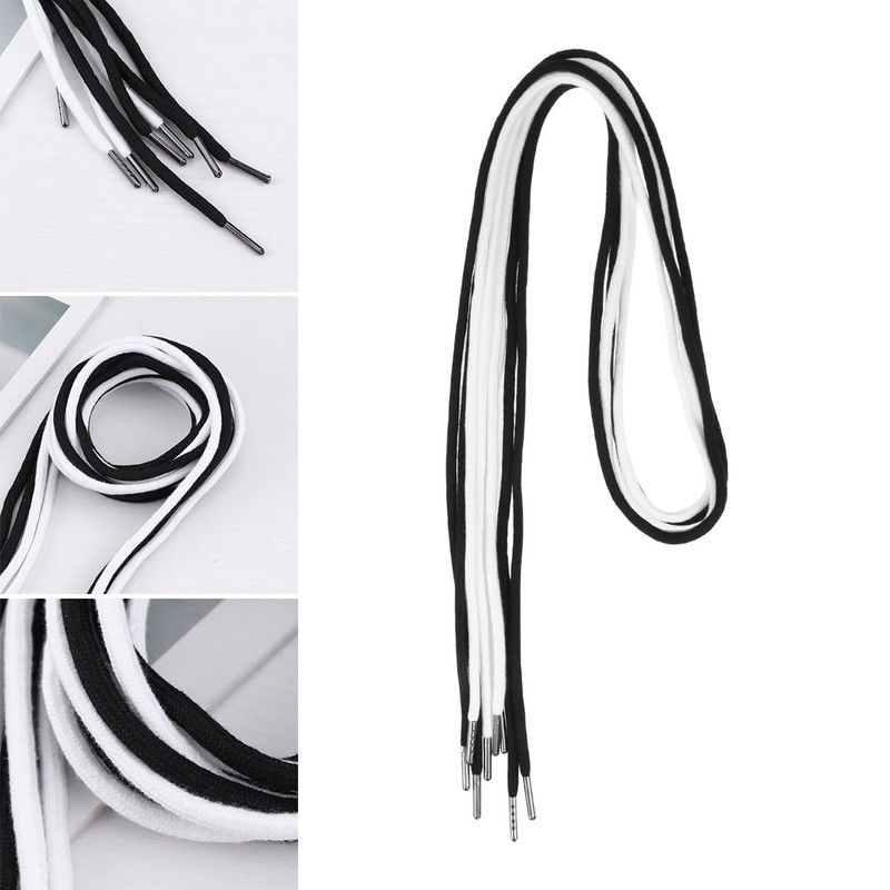 Metal Head Polyester Cotton Drawstring Cord for Hoodies, Sweatpants, Shorts,