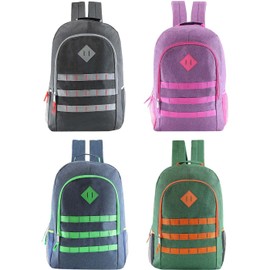 Bulk Case of 12 Backpacks and 12 Glove Hat Sets - Wholesale Care Package - Emergencies, Homeless, Charity