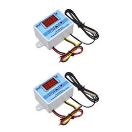 diymore 2pcs W3002 Digital Temperature Controller AC110V-220V Microcomputer Thermostat Controller Switching Module