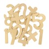 Bigjigs Toys Wooden 123 Drawing Templates - Numbers & Basic