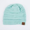 C.C Exclusives Cable Knit Beanie - Thick, Soft & Warm