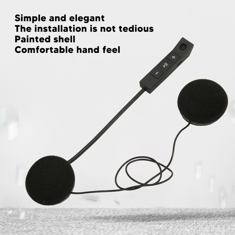 BT8 Motorcycle Helmet Bluetooth Headset Easy to Connect Stereo Music