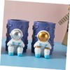 Operitacx Astronaut Pencil Holder Resin Craft Space Theme Desk Organizer