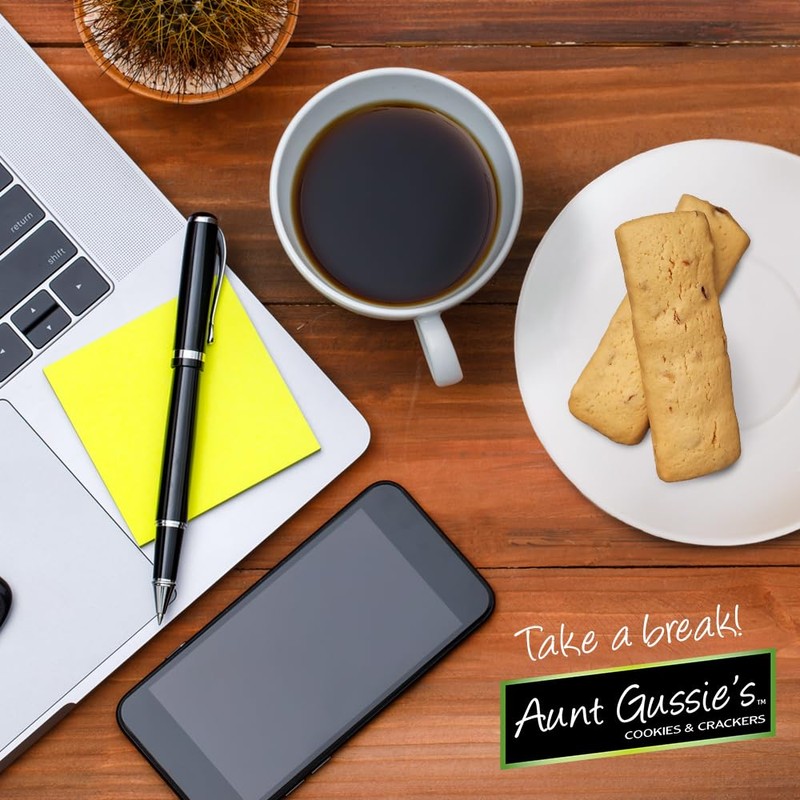 Aunt Gussie's - Sugar Free Wheat Chocolate Chip Almond Biscuits