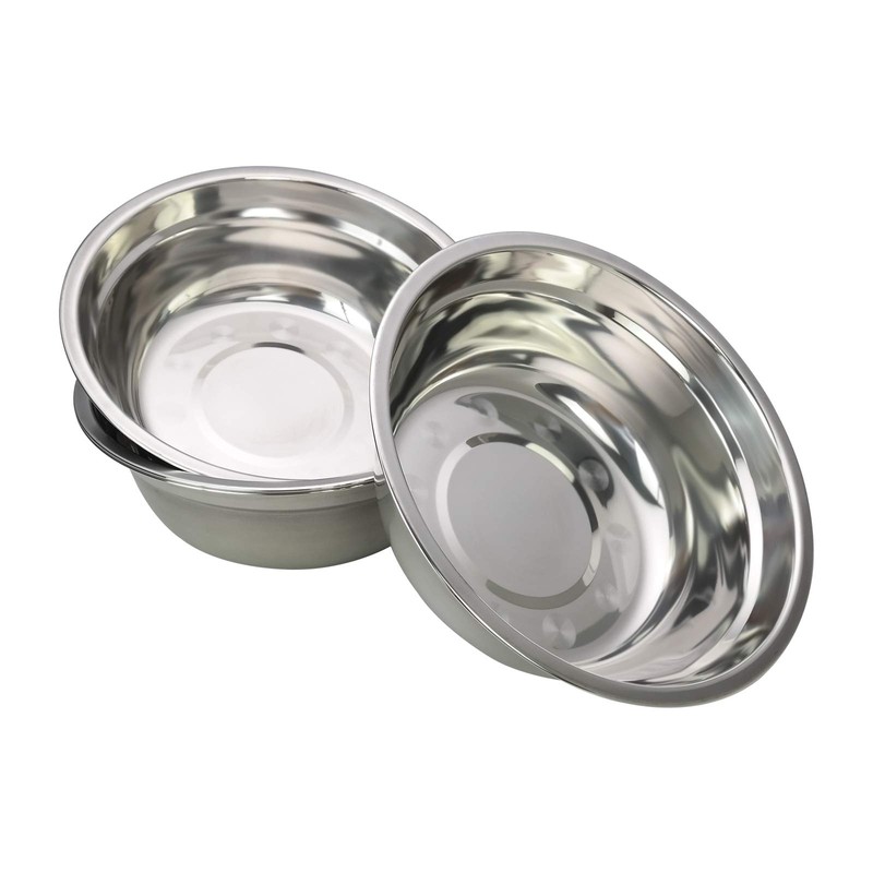 Dehouse Metal Mixing Bowls, Stainless Steel Serving Bowl, Set of