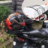 Redes Malla Moto Sujetar Casco Portabulto Cuerda Gancho 4pcs