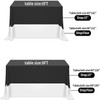 AK TRADING CO. 60 x 102-Inch Rectangular IFR Polyester Tablecloth