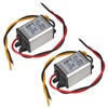 2PCS 12V to 6V Power Voltage Converter Buck Voltage Waterproof
