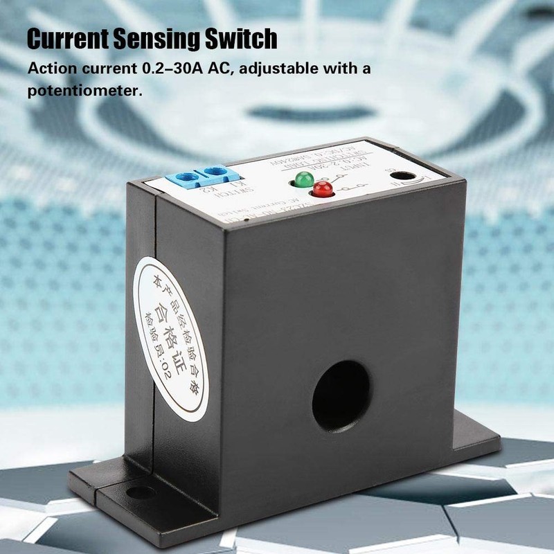 Current Sensing Switch, Normally Open Current Sensing Switch Adjustable AC