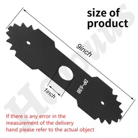 9 inch 638006008 Edger Blade Compatible with Homelite Ryobi Edger, Edger Blade Replacement 638006008 638006007 RY13050 RY13050A RY15518 RY40030 P2300 RY40706VNM S20300 Edger Center hole 1" (3)