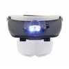 Carson Handsfree Head Mount Magnifier with Detachable LED Head Lamp