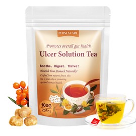 VAEYAE 20 Pcs Natural Ulcer Solution Tea, for Stomach Ease and Support Digestive Discomfort, Warm Stomach Healthy Digestion Herbal Tea, Daily Ulcer Healing Nourishing Tea