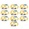 ecaqlin 10 Pcs/Set Ftth SC UPC 1X2 PLC Singlemode Fiber