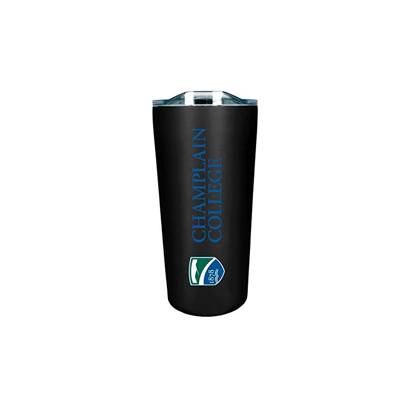 The Fanatic Group Champlain College Double Walled Soft Touch Tumbler,