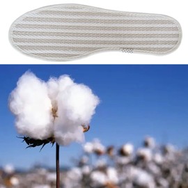 Cotton Shoes Insoles for Women Thin Cloth Shoe Inserts for Women Odor Eater Cloth Fabric Pads for Sweat and Moisture Wicking Comfortable Shoe Liners Replacement, 3 Pairs/Women 6 M US