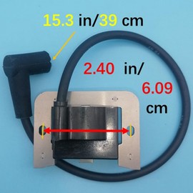 Tuzliufi 32 584 06-S 32-584-06-S Ignition Coil for Kohler Lawn Mower Engine 3258406-S 32-584-06-S KT610 KT620 KT715 KT725 KT730 KT735 KT740 ZT710 ZT720 (2 Pcs) Z940