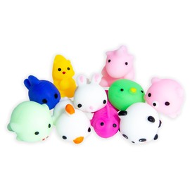 Stages Sensory Builder: Squishy Mochi Set of 4 Sensory Fidget Toys from The Makers of Language Builder, Multicolor