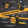 PREXISO 2-in-1 Laser Tape Measure, 135Ft Rechargeable Measurement Tool &