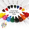 COLOUR SPLASH Edible Food Colouring Pen, Dual Tip Icing Pens,