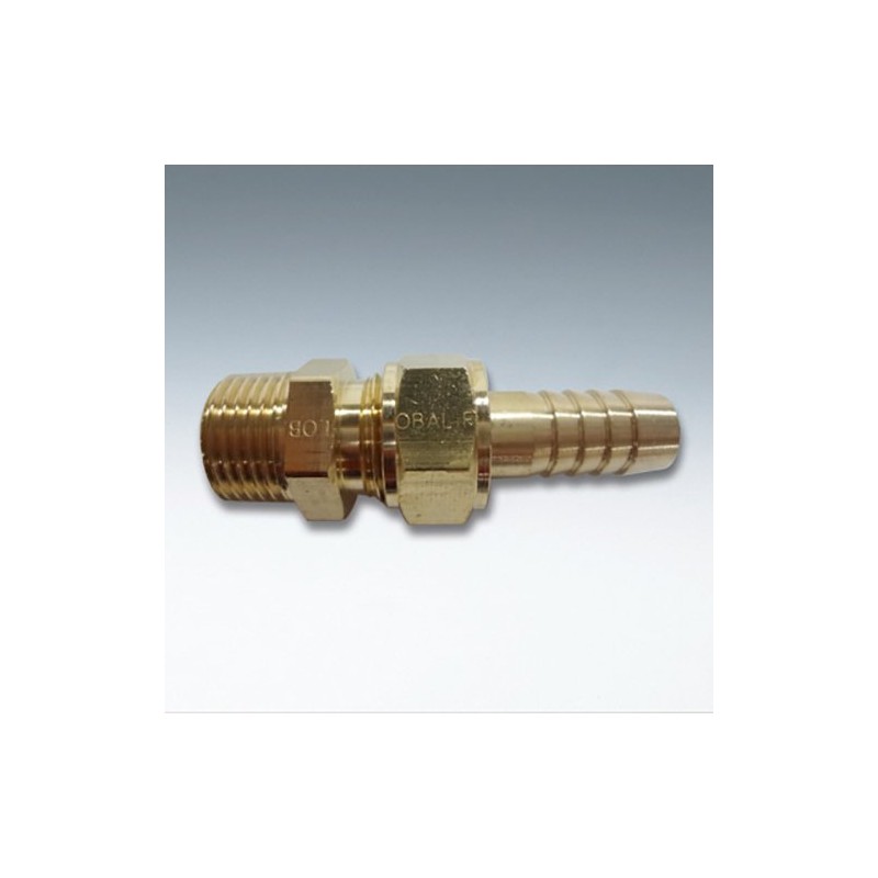 Flowbar Hose Joint Brass Threaded Fitting GHJ-0108 1/8x8