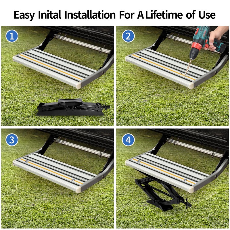 LCGAOYA RV Step Stabilizer Kit, Suitable for 5th Wheels RV,