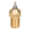 5Pcs 3D Printer Nozzle Set Brass with Stainless Steel Tips